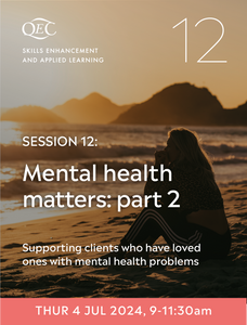 SEAL Session 12: Mental health matters part two - 4 Jul 24 (9-11.30am, UK time)