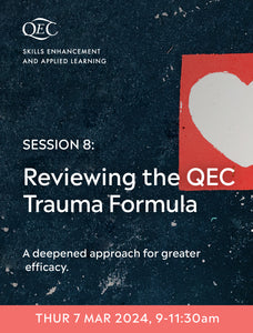 SEAL Session 8: Reviewing the QEC Trauma Formula - 7 Mar 24 (9-11.30am, UK time)